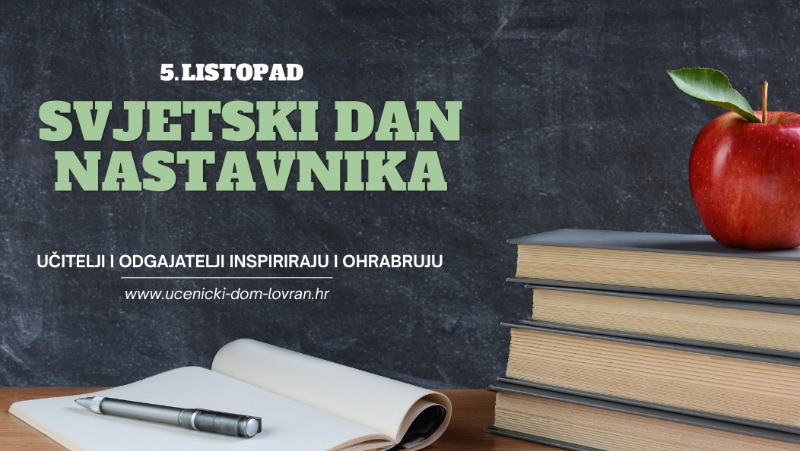 5. listopad- Svjetski dan učitelja i nastavnika